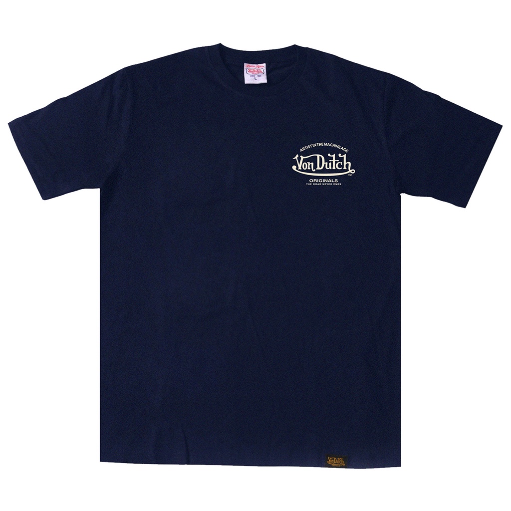 [HOT] Von Dutch Tshirt Hard Cotton Navy Blue
