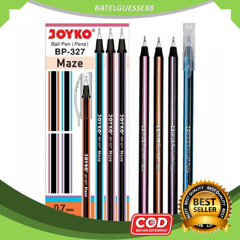 

(B88) Pulpen Ballpen Joyko BP-327 Maze - Pulpen Pena Joyko Per Pcs Alat Tulis Sekolah/Kantor