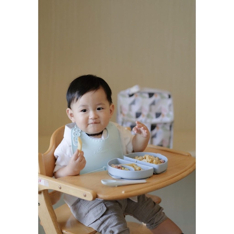 Miniware Sili mini go Set - Plate Bib Spoon