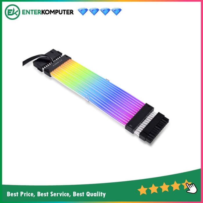 LIAN LI STRIMER PLUS V2 RGB 24 PIN PSU CABLE