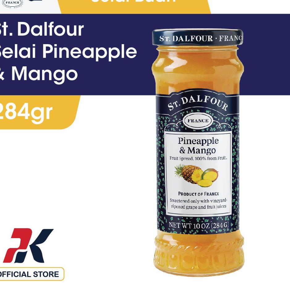 

trxHh6H1--St. Dalfour Selai Pineapple & Mango - 284gr