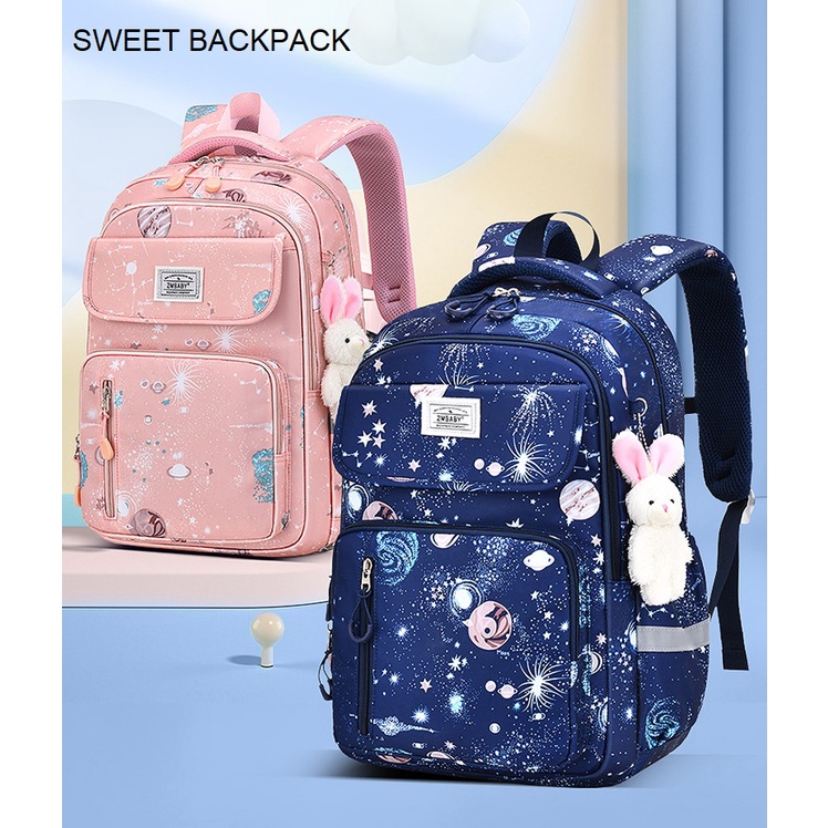 DRAB5238 Tas Sekolah Anti Air / Tas Ransel Sekolah / Tas Punggung Anak  Tas Sekolah impor
