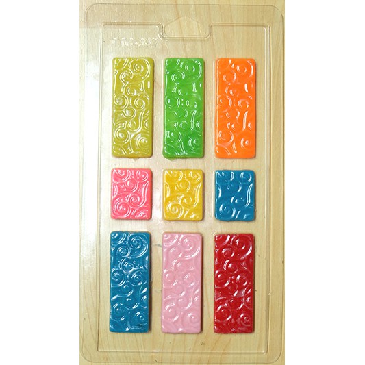 CETAKAN COKLAT MODEL PAGAR MOTIF / TTC 347 / PCS