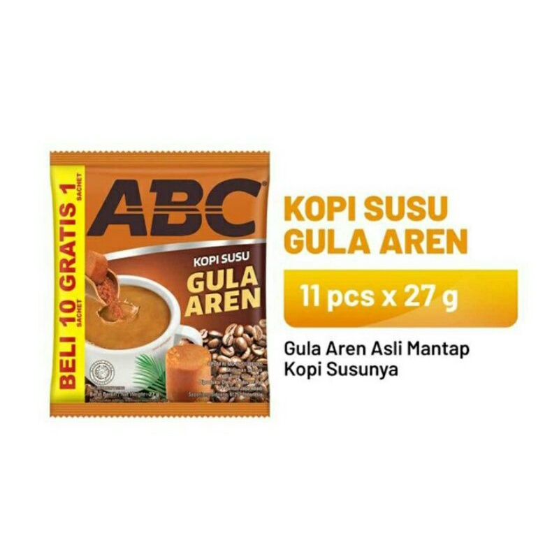 Abc Kopi Susu Instant Gula Aren 10X27G