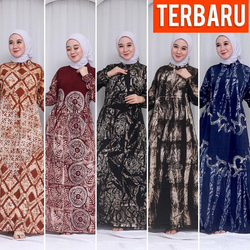 JUMBO Gamis Madongan Twill Rayon Ori Super Ayani Fashion {BUL.18Oc22ᵁ}