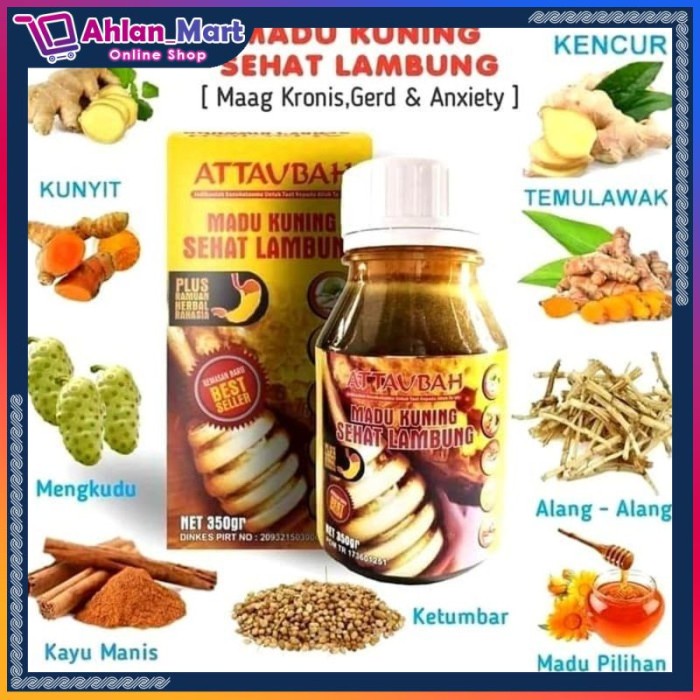 Madu Kuning Sehat Lambung Attaubah Madu Maag Kronis Asam Lambung