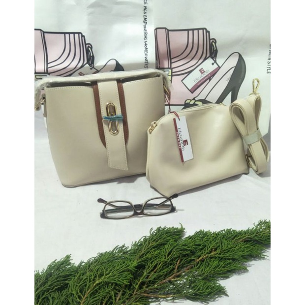 tas wanita elizabeth isi 2 original model terbaru