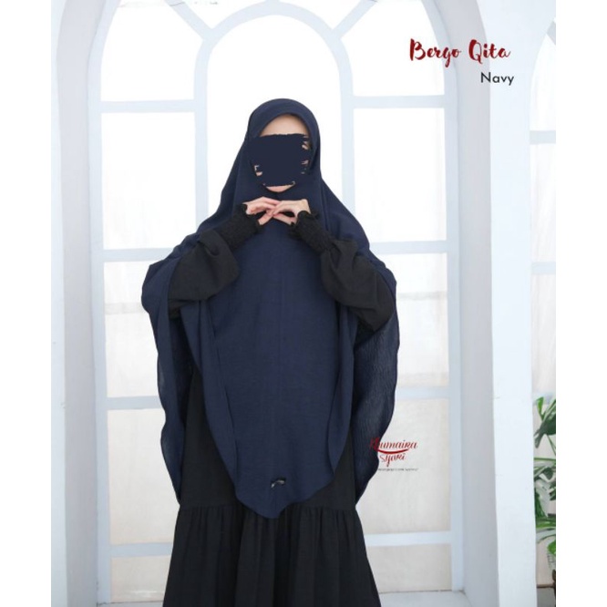 Bergo Qita Khumaira syari | FK Your Me Khumaira FK instan daily crinkle Khumaira |Bergo daily crinkle