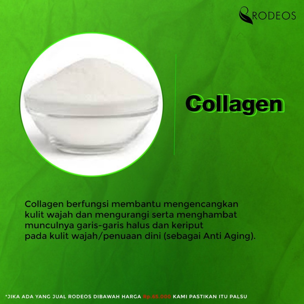 [ Agen Resmi ] Rodeos Bamboo Charcoal Soap Collagen &amp; Aloevera | Sabun Wajah Anti Jerawat Original