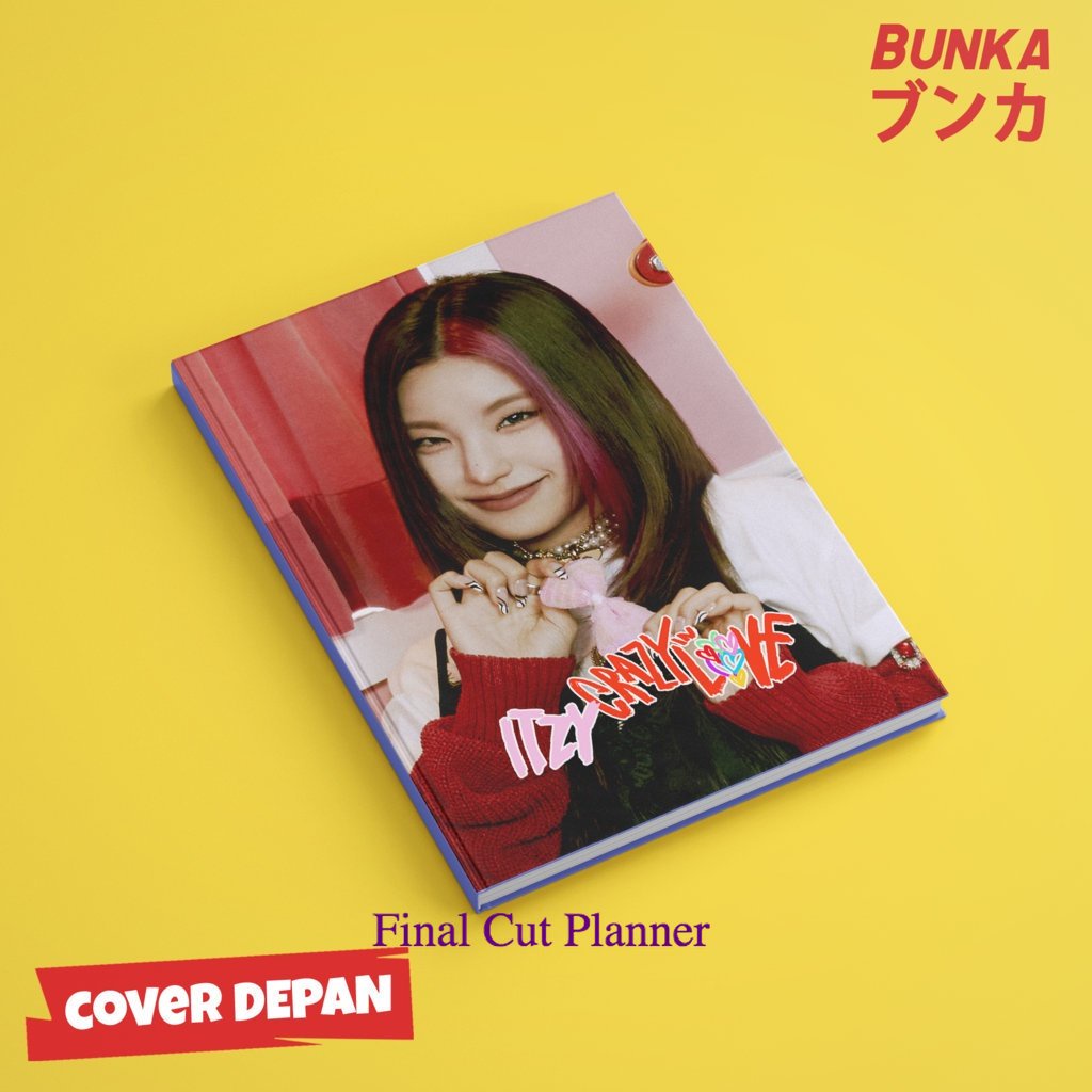 

Notebook KPOP Its Crazy Love Yeji Hardcover A5 Buku Tulis Catatan Notes Agenda Planner Jurnal planner