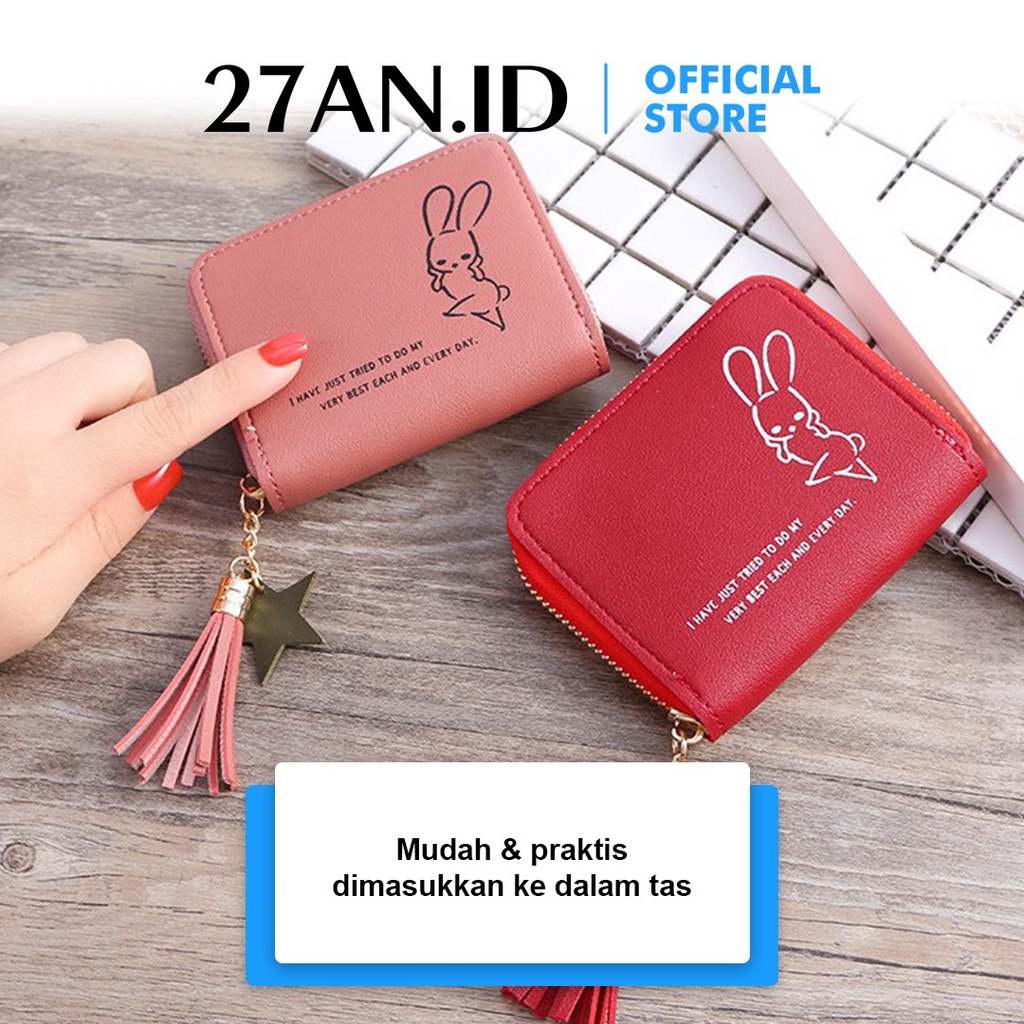 ( 27AN.ID ) DOMPET WANITA D04 DOVE DOMPET MINI GRACE KOREAN FASHION TRENDY FASHION WALLET C6 Image 6