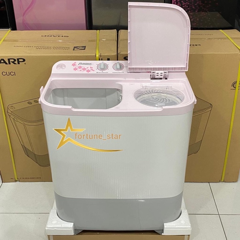 Mesin Cuci 2 Tabung Sharp 9KG Es-T90mw Puremagic