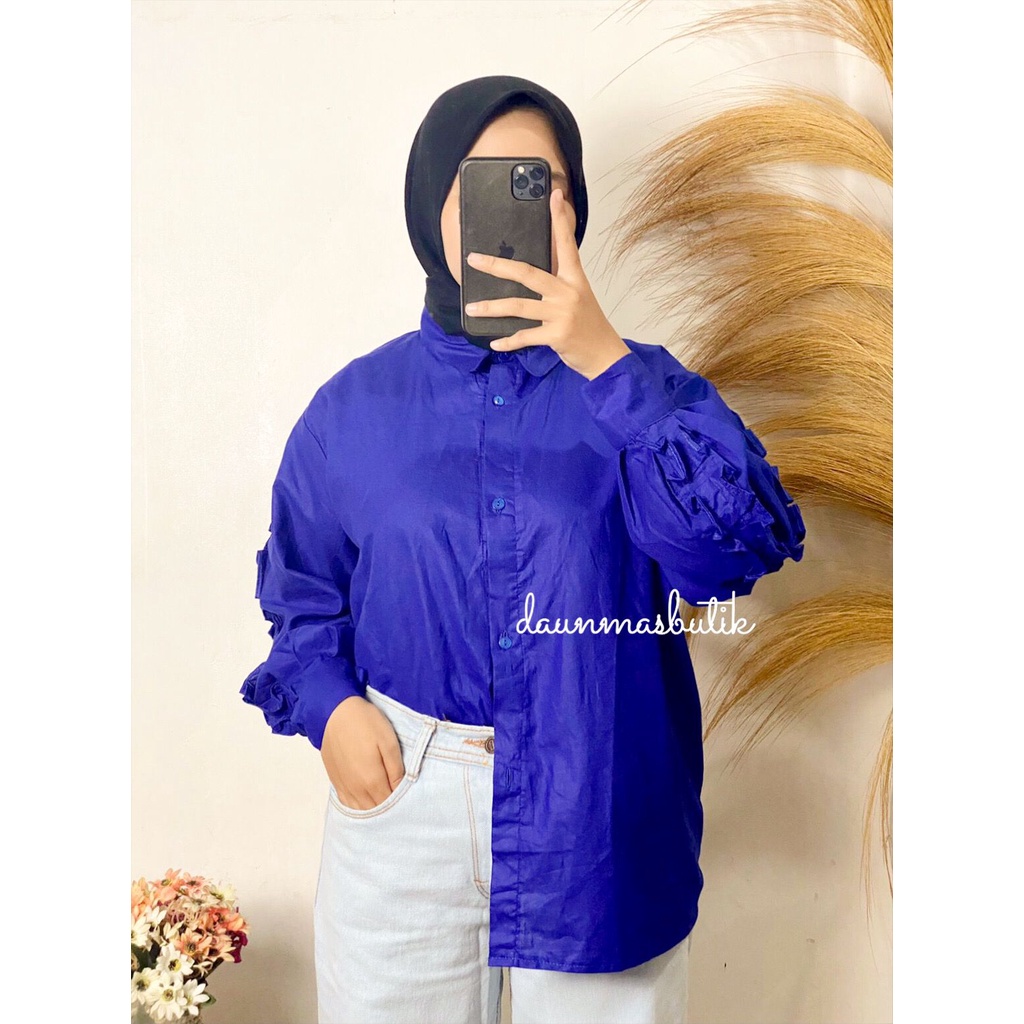 1KG MUAT 5PCS | CASSIE BLOUSE TOP COTTON HITS OOTD SELEBGRAM FASHION GROSIR WANITA TERBEST SELLER