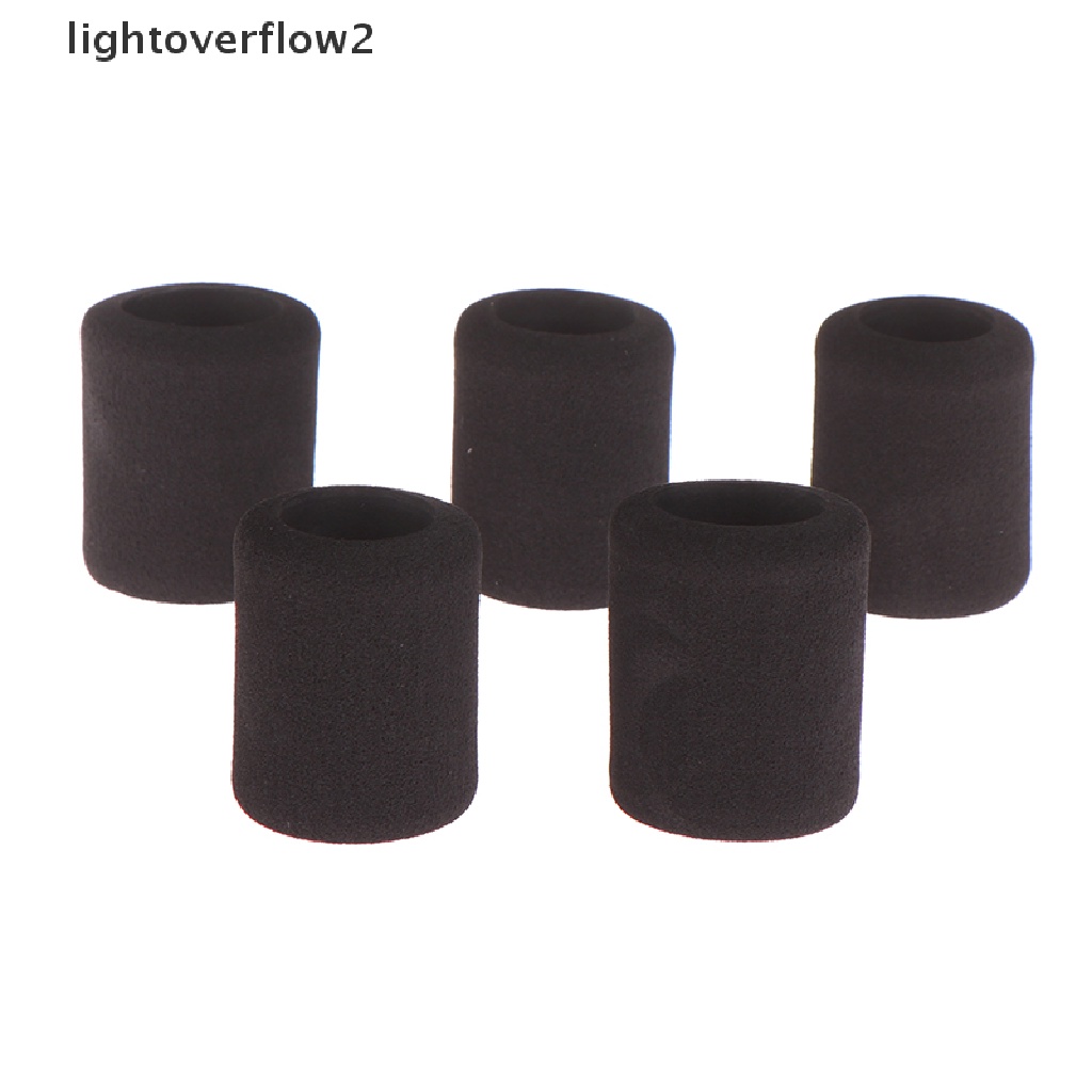 (lightoverflow2) 5pcs Cover Grip Mesin Tato Bahan Memory Foam Ukuran 35mm (ID)