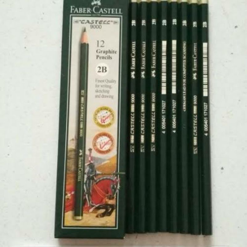 

PENSIL FABER CASTELL 2B Per-kotak harga murah