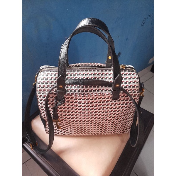 Tas Second Fossil (Rachel Satchel Brown Cream)