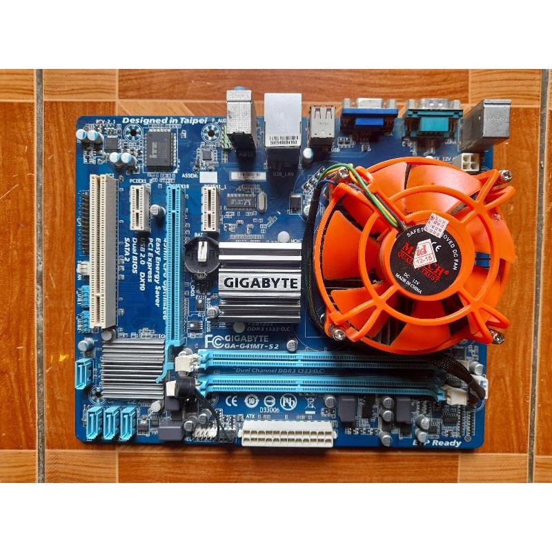 MB MOBO MAINBOARD MOTHERBOARD PC GIGABYTE , ASROCK , ECS , DLL G41 DDR3 PROCESSOR CORE 2 DUO back pa