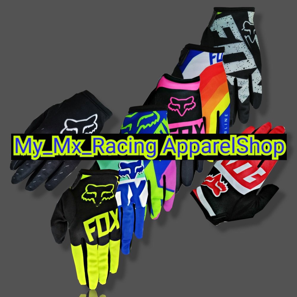 BISA COD Sarung Tangan Trail - Sarung Tangan Motocross - Glove Fullprint - Glove Trabas Enduro - M6