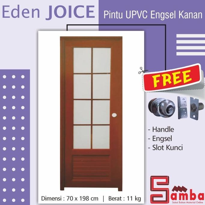 PINTU UPVC 70X198 EDEN JOICE / PINTU KAMAR MANDI SDF8979UJ