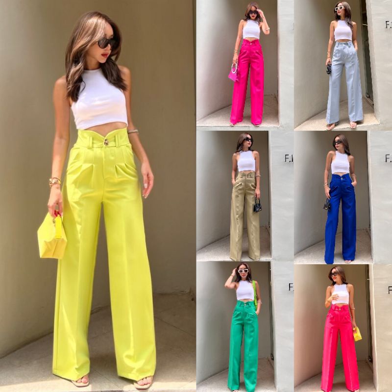 (LABEL BANGKOK MEDAN)READY CELANA KULOT POPPIE HW PROMTHONG BEST SELLER IMPORT BANGKOK FASHION PANTS