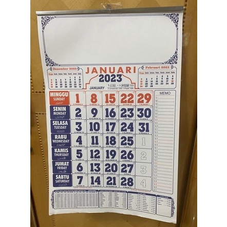 DC - Kalender Dinding Tahun 2023.