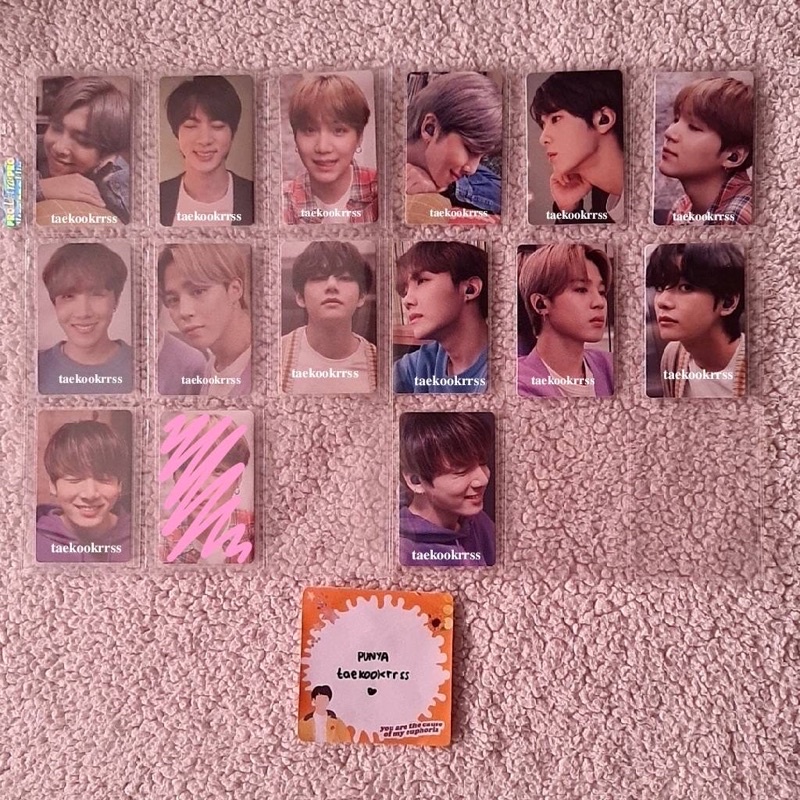 BTS Samsung Photocard 2020 (Samsung S20 BTS Photocard) (Samsung Earbuds and Phone Photocard) (Photoc