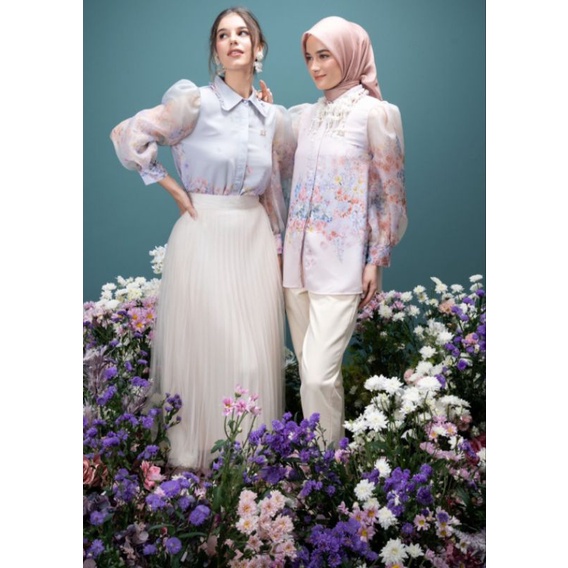 Wearing Klamby Brianna Blouse|Verdant Blouse|Peony Blouse|Heidi Blouse English Garden WK By Klamby