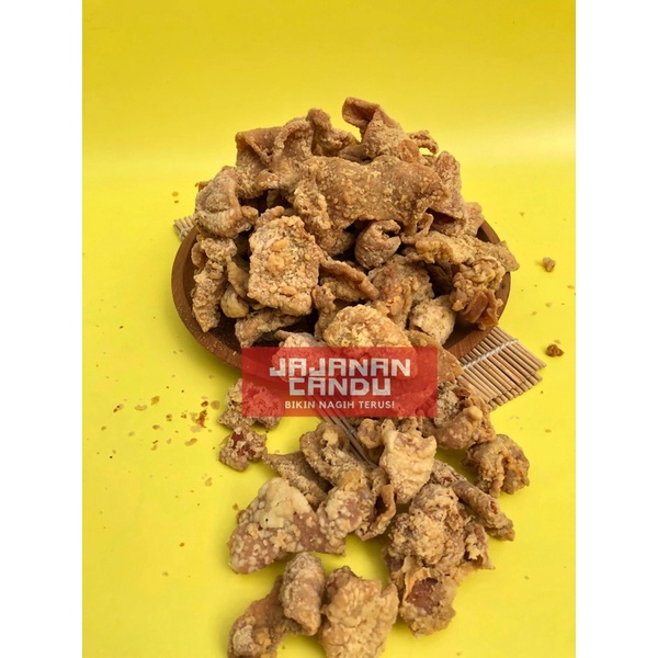 

Kulit Ayam Crispy Original Kulit ayam krispy cemilan gurih kulit ayam renyah kulit ayam kriuk