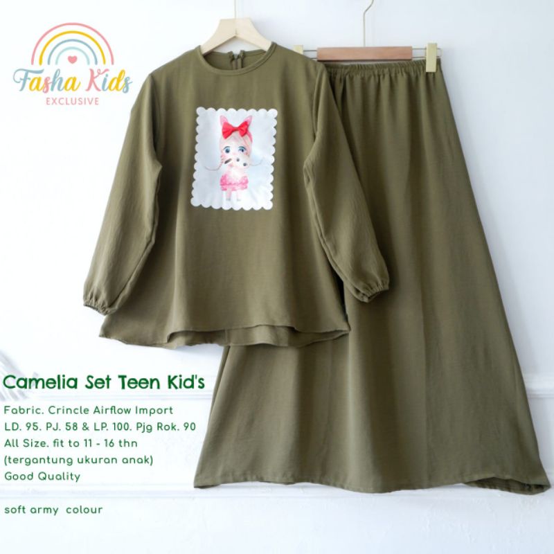 (NEW)SETELAN ANAK OOTD//CALISTA//CAMELIA/DENADA ALISHA BY FASHA