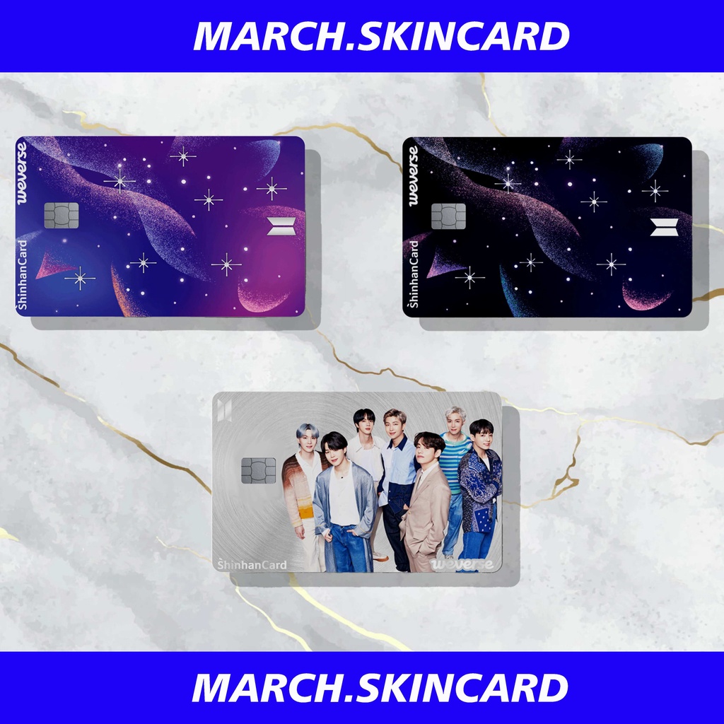 BTS HOLOGRAM SERIES PT6 (SHINHAN CARD) | March Skincard SKIN/SKIN CARD/CARD SKIN/STIKER KARTU ATM/ST
