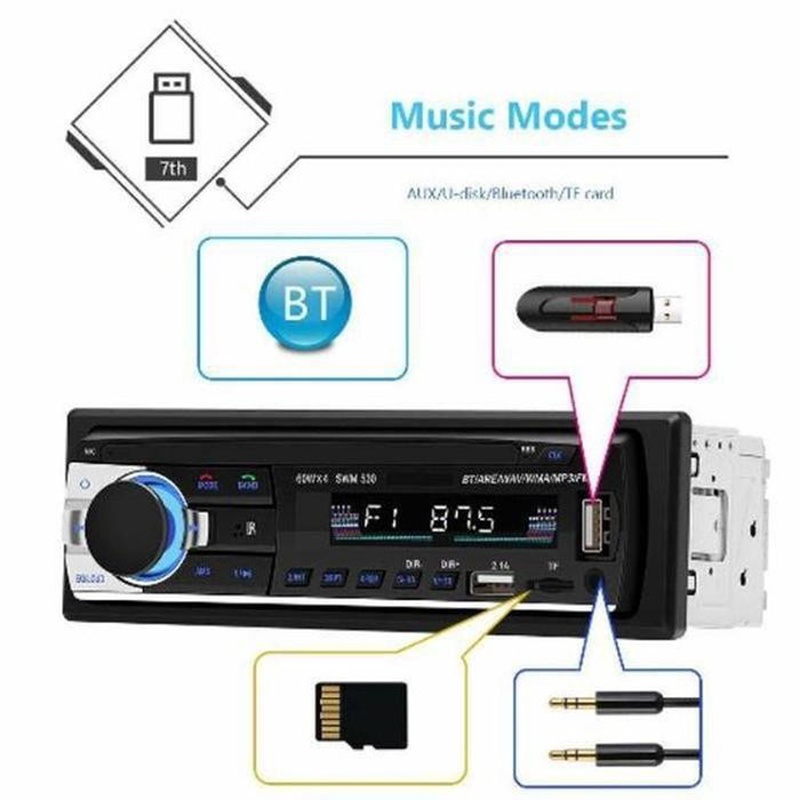 Mukava Tape Audio Mobil Bluetooth Version Multifungsi Bluetooth USB MP3 FM Radio JSD-  VC10