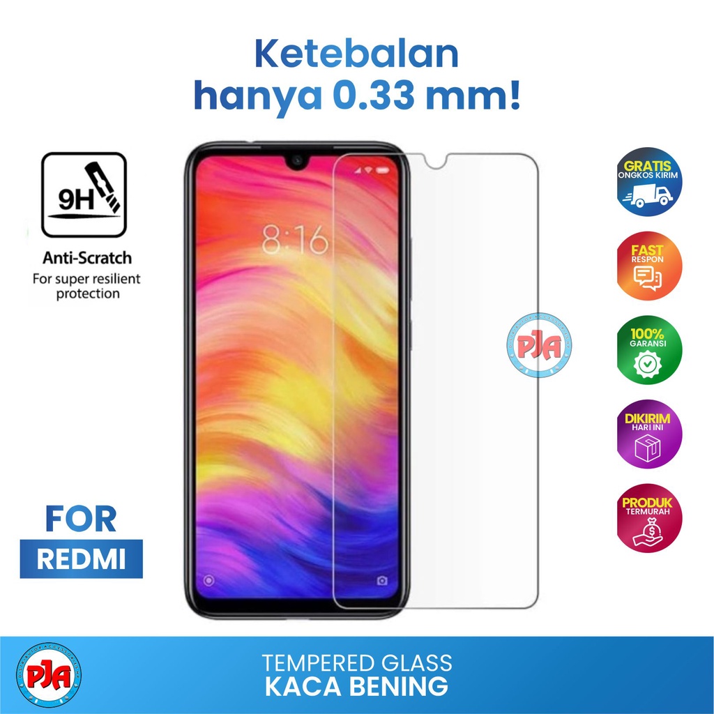 Tempered Glass TG Antigores Kaca Xiaomi Redmi 5 6 7 8 9 4X 4A 5A 6A 7A 8A 9A