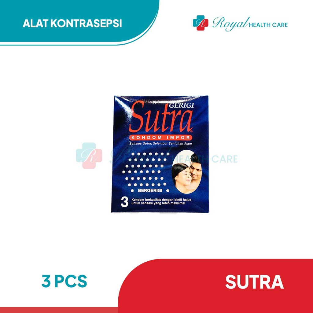 KONDOM SUTRA GERIGI ISI 3PCS Dengan Tekstur Bergerigi