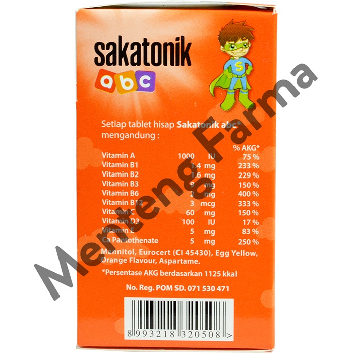 Sakatonik abc Rasa Jeruk - Multivitamin Pertumbuhan Anak