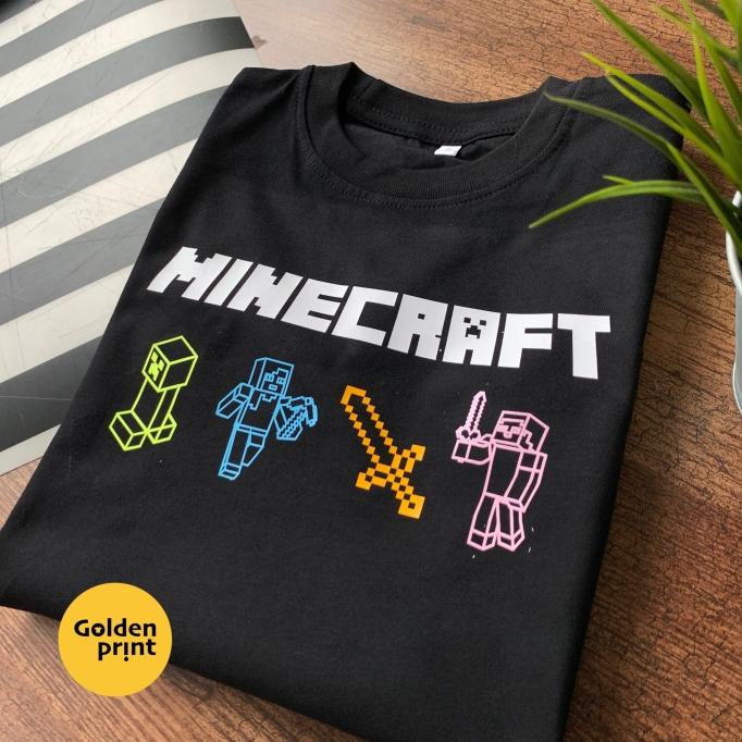 Kaos minecraft / minecraft tshirt / kaos lego kids size