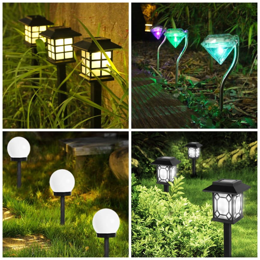 Lampu Taman Tancap LED Energi Solar Waterproof Tenaga Surya Matahari Dekorasi Rumah Outdoor Creative