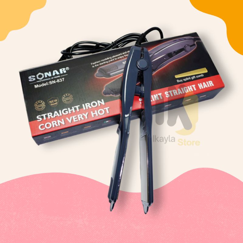 CATOK SONAR SN-837 CATOKAN PELURUS RAMBUT 2IN1 TERMURAH