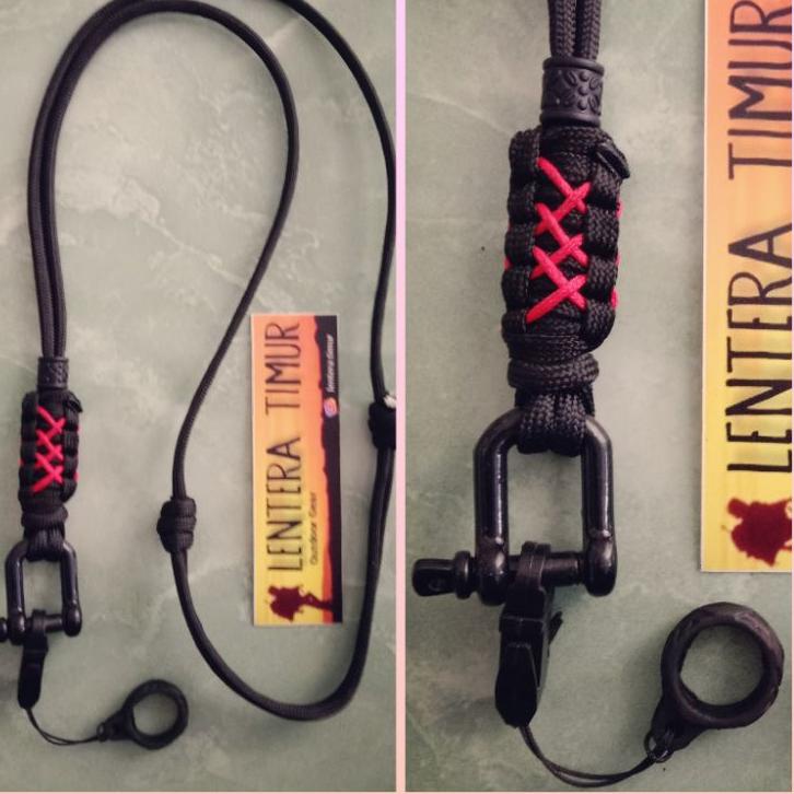 

Barang Pilihan.. Lanyard paracord untuk tali pod id card name tag