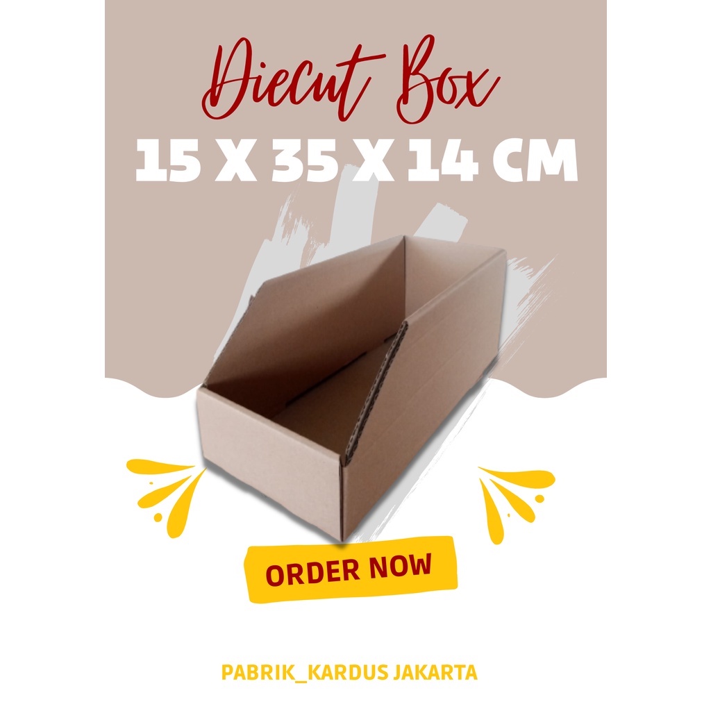 

DUS BIN KECIL UK.15x35x14cm/Kardus Bin Printed Crewdible ( harga paket isi 10 pcs )