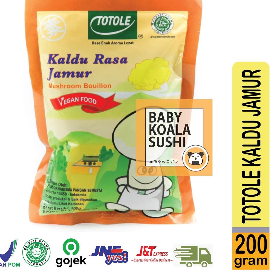 

✨TERBARU✨ TOTOLE Kaldu Vegan Kaldu Jamur 200 g Halal │ Import Mushroom !!!