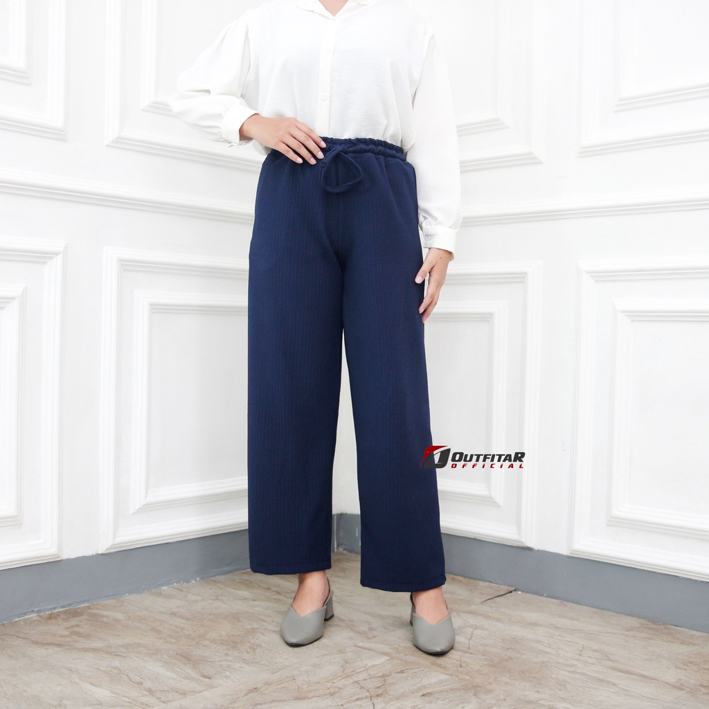 Celana Kulot Wanita Highwaist Kulot Premium Momoto Pants