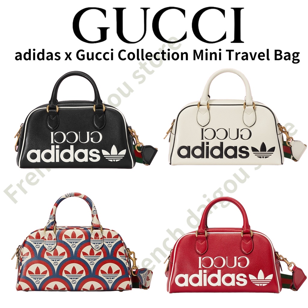 GUCCI 702397 U3ZCT 8726 adidas x Gucci Collection Mini Travel Bag Shoulder bag crossbody bag