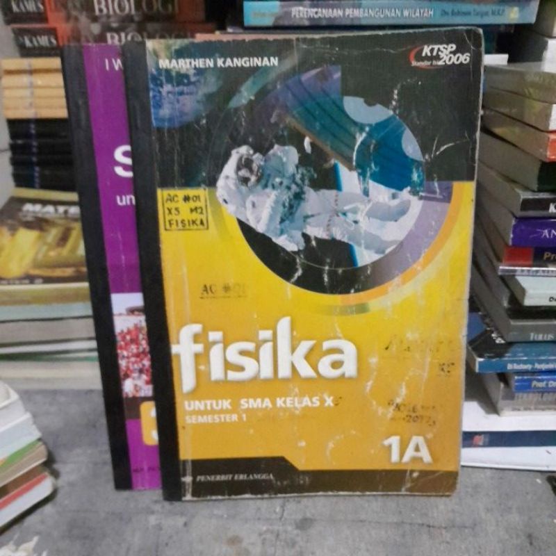 buku FISIKA SMA KELAS 10/X/1 SEMESTER 1 KTSP 2006 ERLANGGA