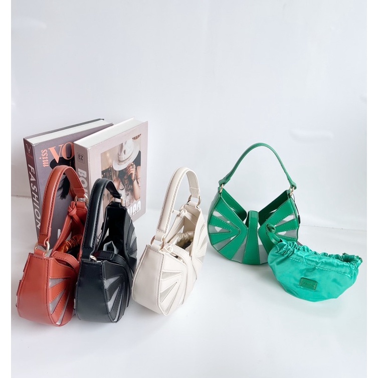 Tas Wanita Fashion P3dro Riata Mini Hobo Bag - 9022#