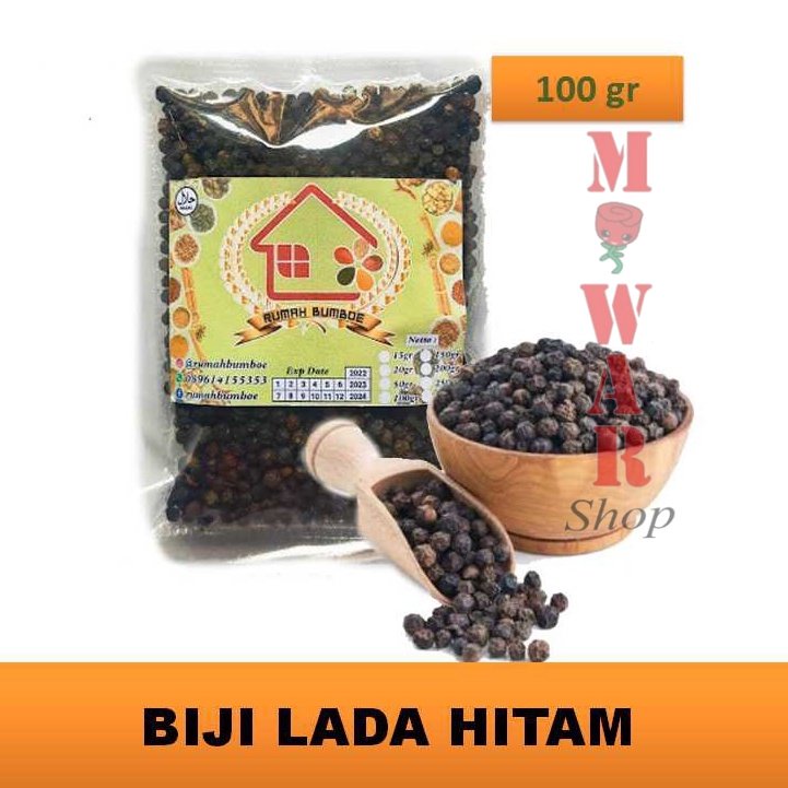 Jual Biji Lada Hitam Atau Bubuk Lada Hitam Premium Gr Whole Blackpepper Rempah Tradisional