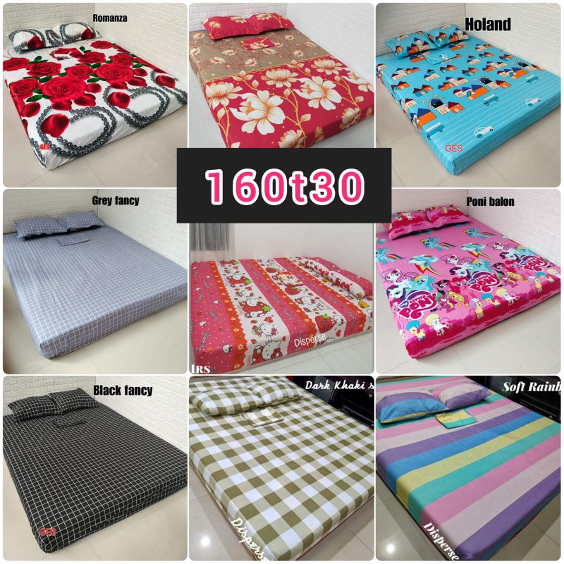 sprei set 160t30