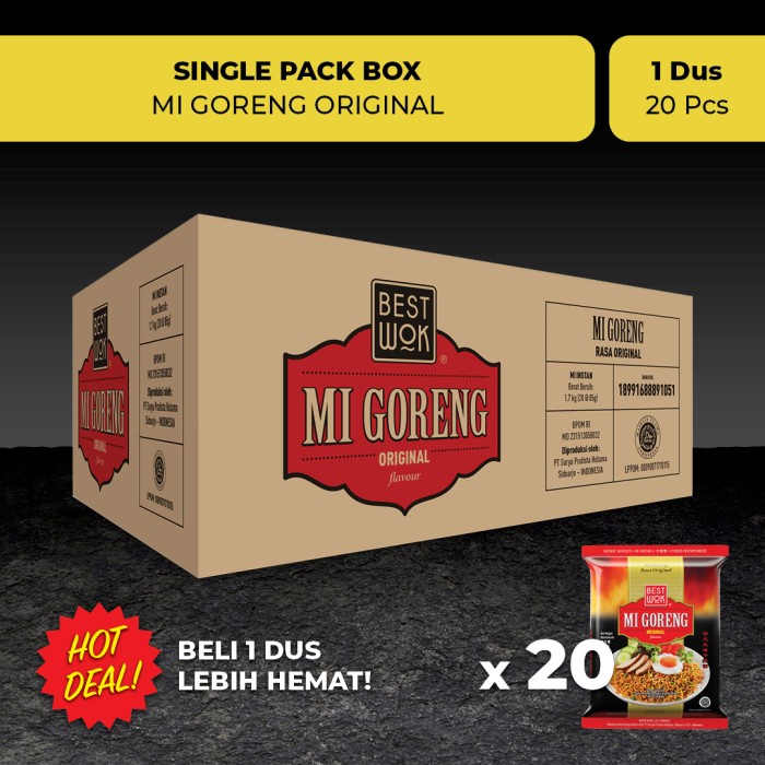 

NEW Best Wok Mi Goreng Original Dus 20 pcs