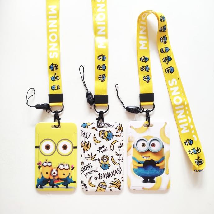 

Id Card Holder Name Tag Lanyard / Kalung Wadah Kartu Minion Lucu