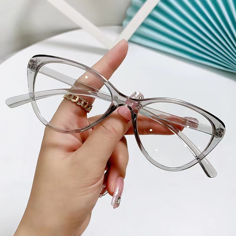 PROMO Kacamata Korea Wanita  Anti Radiasi Wanita Fashion Cat Eye Eyeglasses