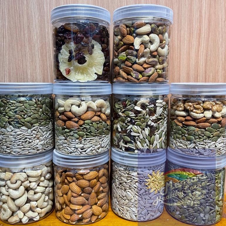 

ㆅ Nut Seed Fruit, Snack Sehat Kacang Biji Panggang || Buah Kering || Toples 300Gr HOT SALES 3788 ✯